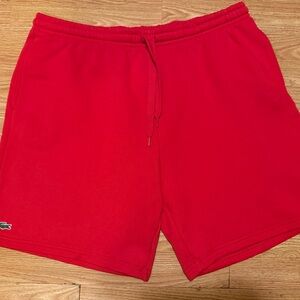 Lacoste Men's Red Casual Shorts
